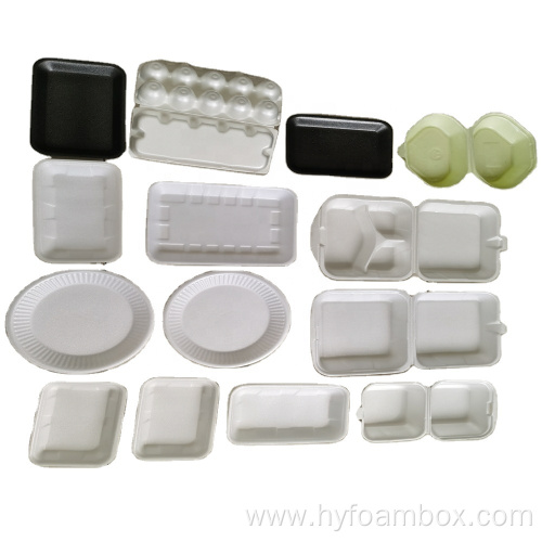 Polystyrene Plastic Disposable PS Foam Food Tray